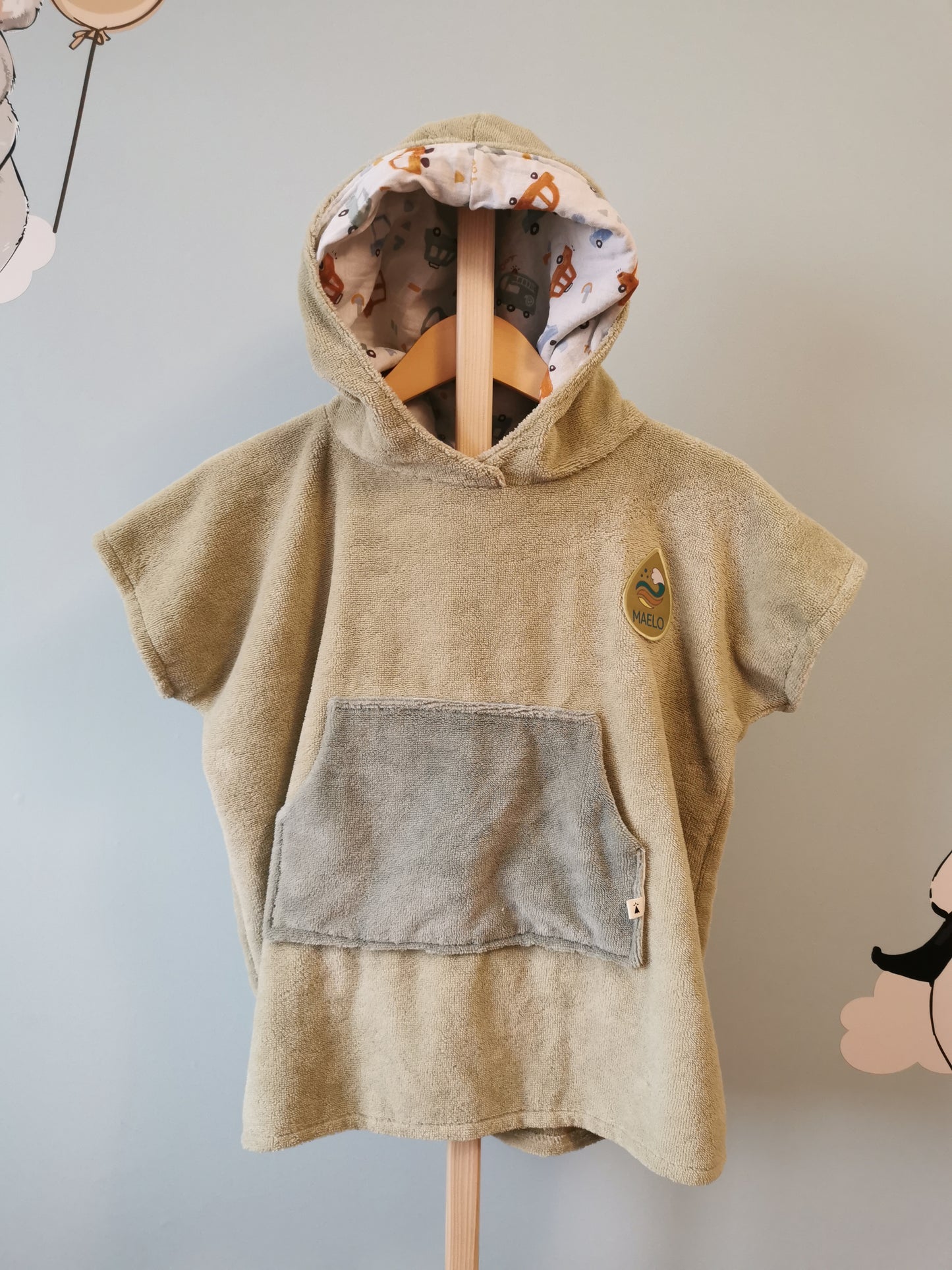 Poncho de bain 2-4 ans