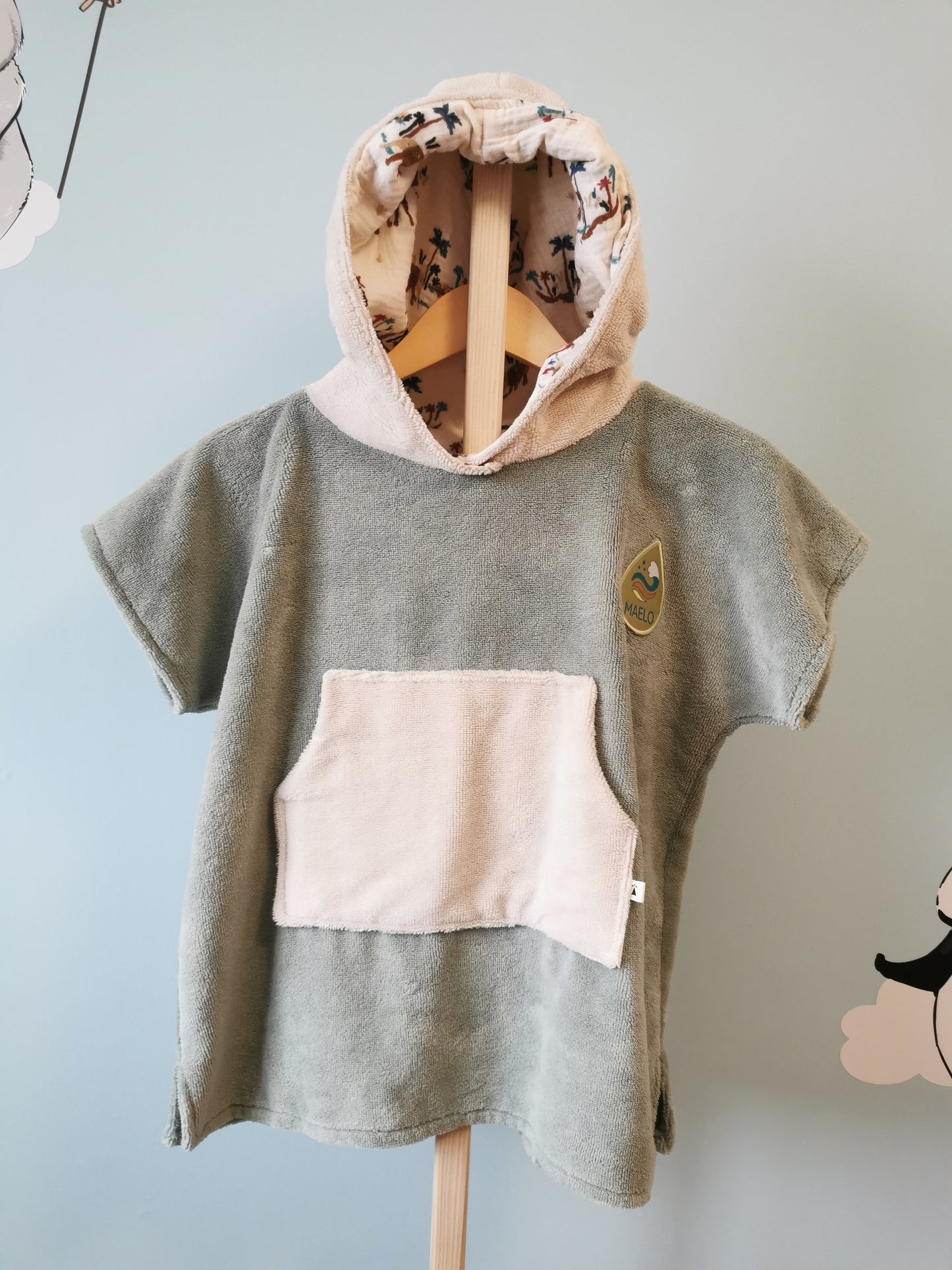 Poncho de bain 2-4 ans
