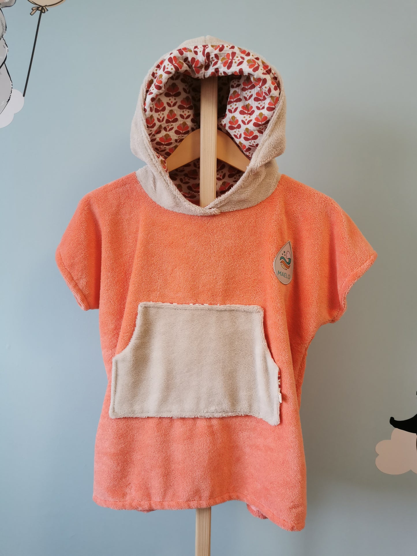 Poncho de bain 2-4 ans