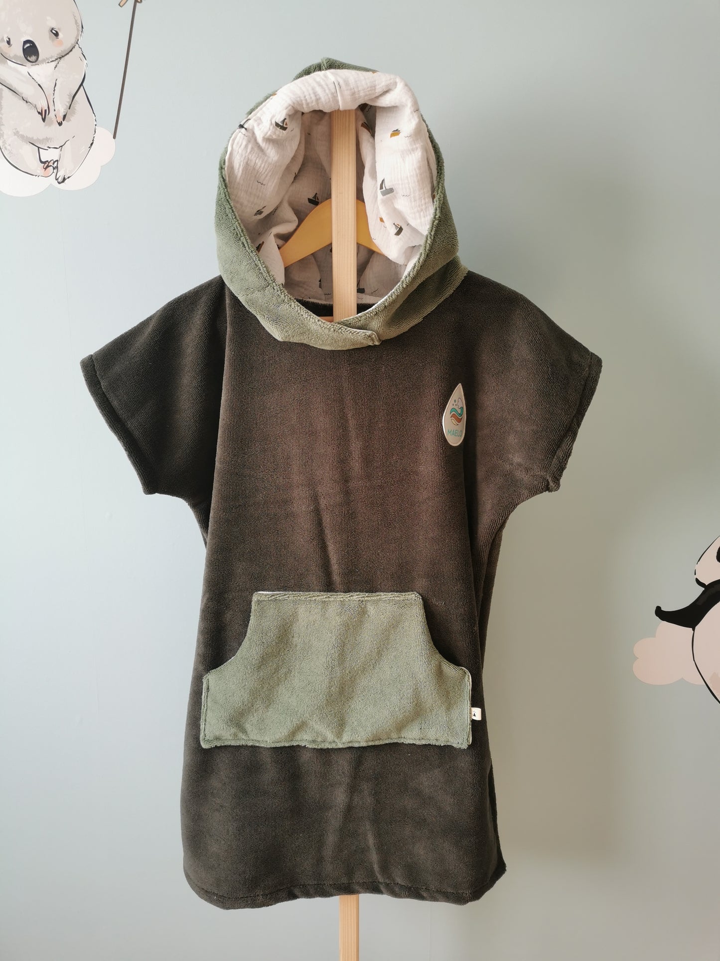 Poncho de bain 8-11 ans