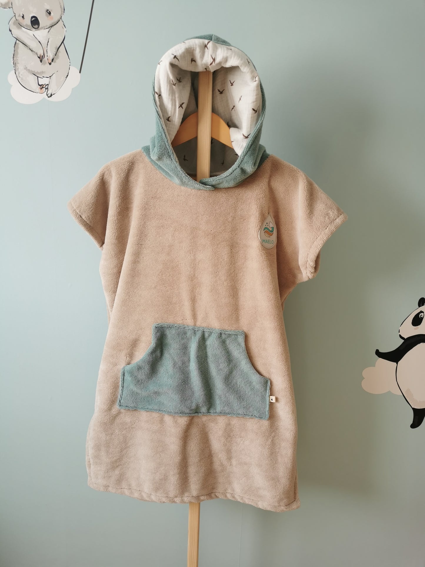 Poncho de bain 8-11 ans