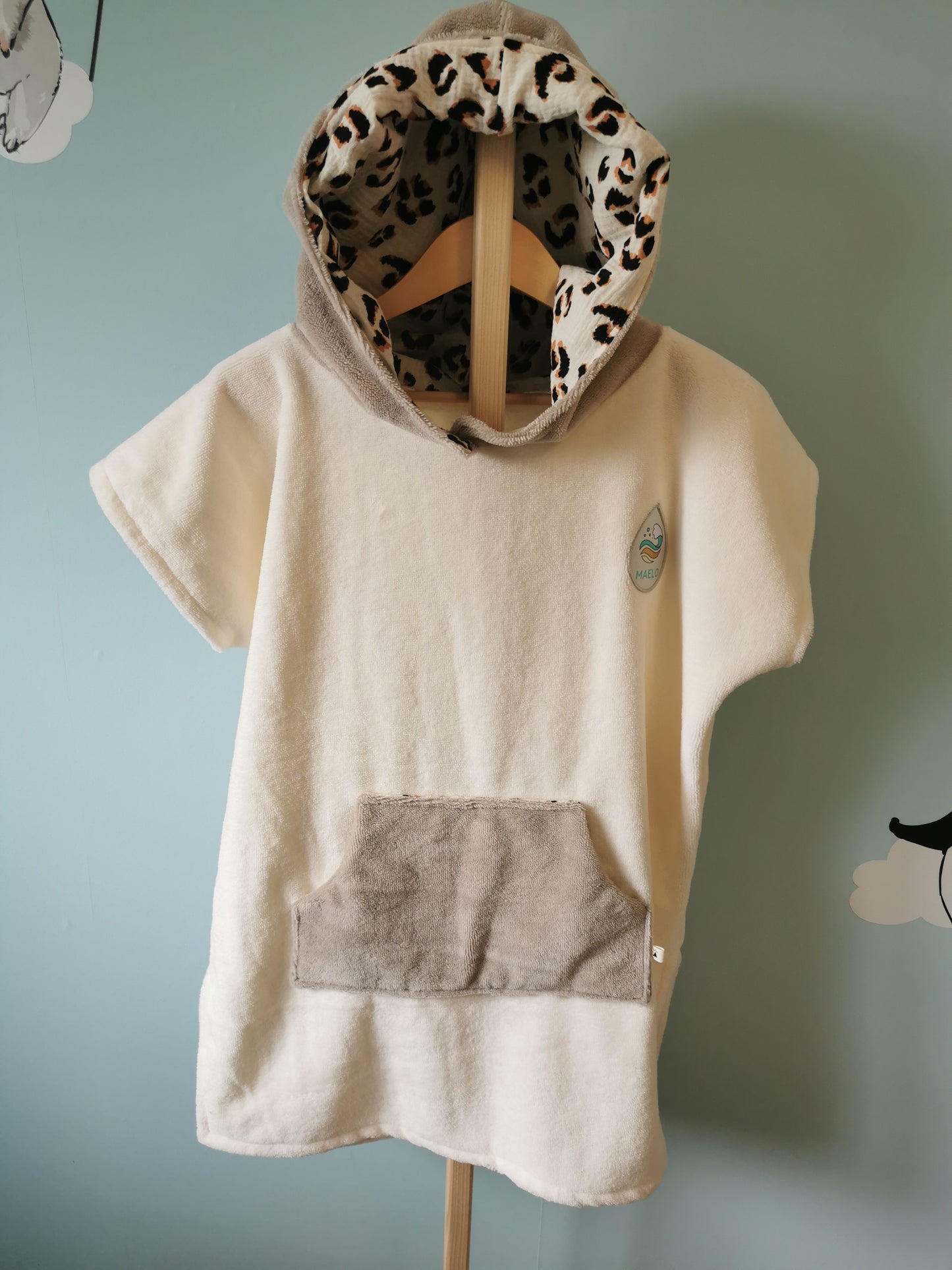 Poncho de bain 8-11 ans