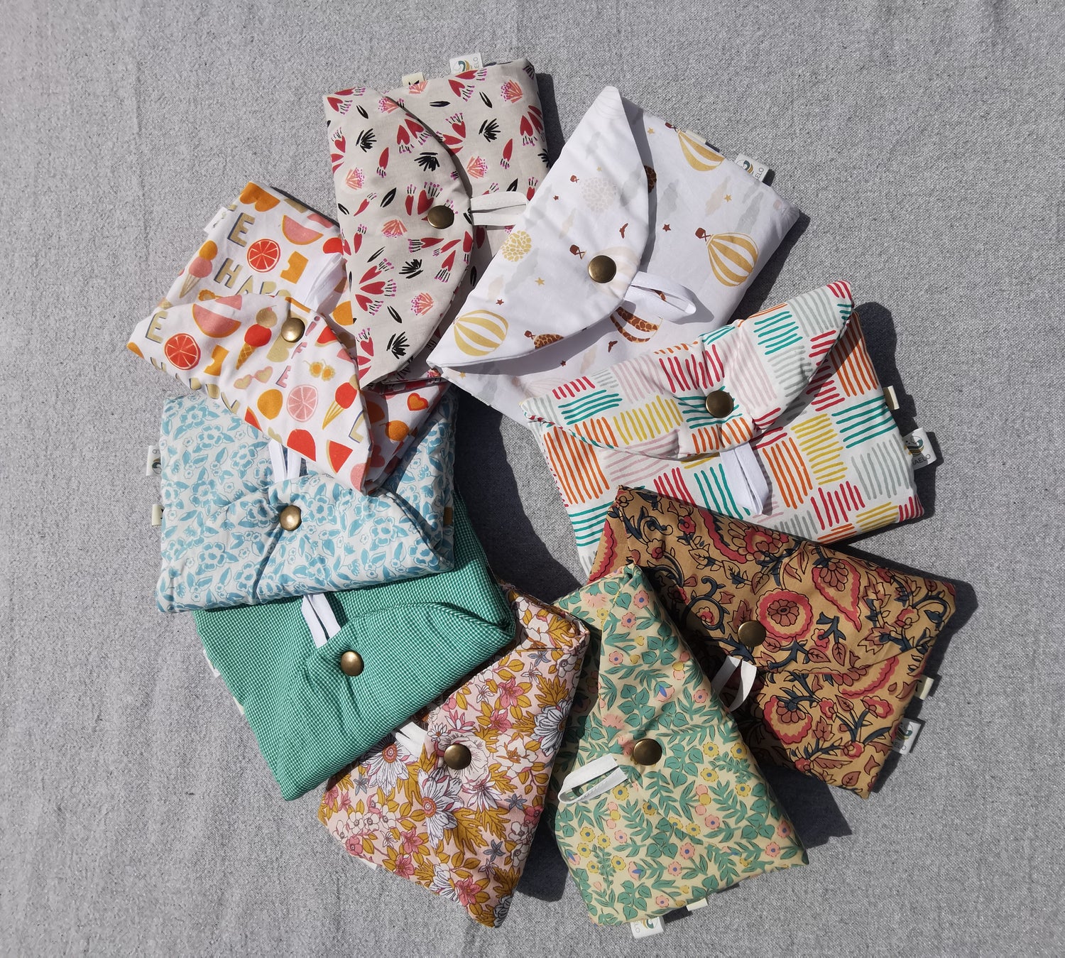 Pochettes à barrettes