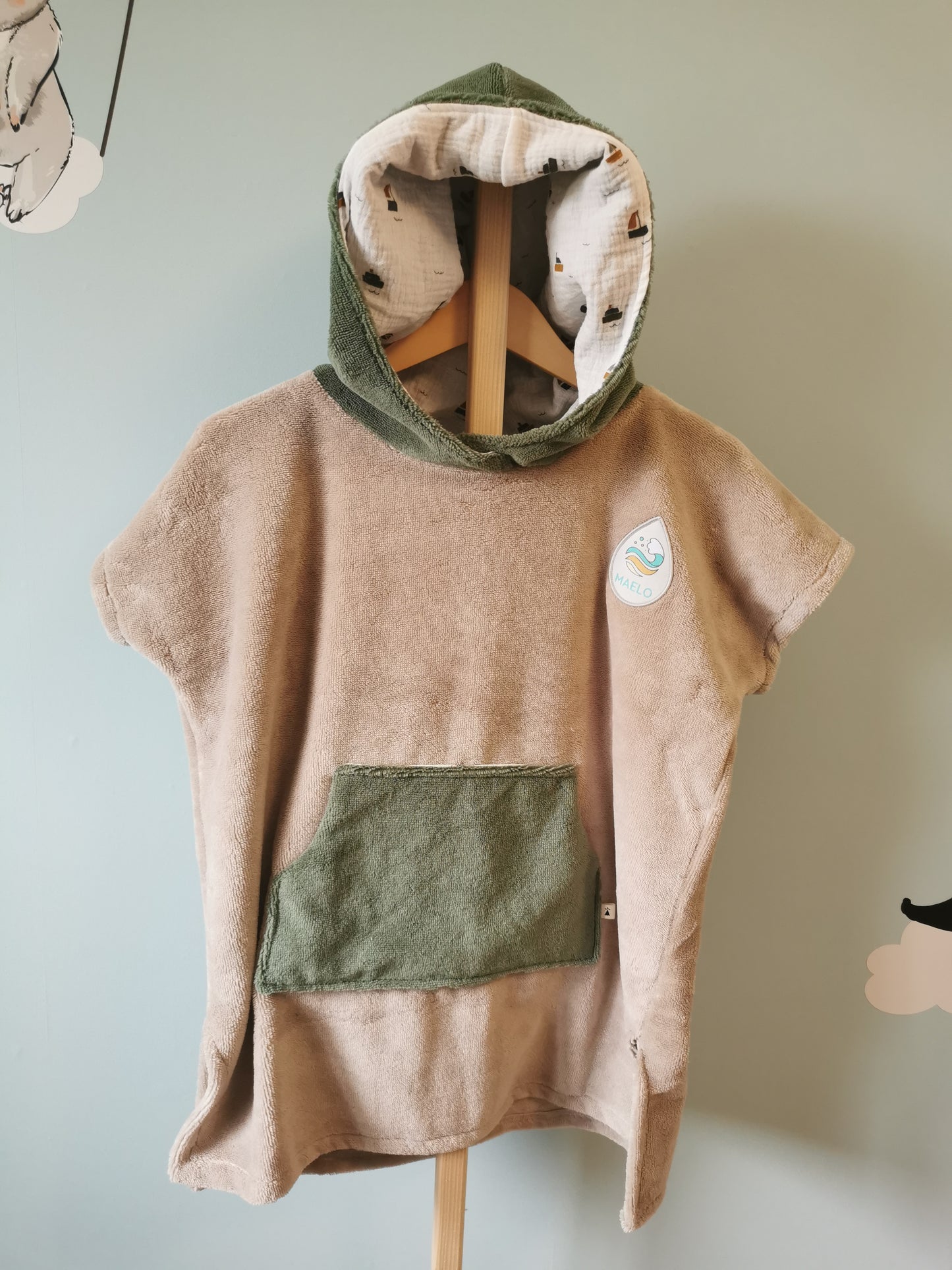 Poncho de bain 5-7 ans