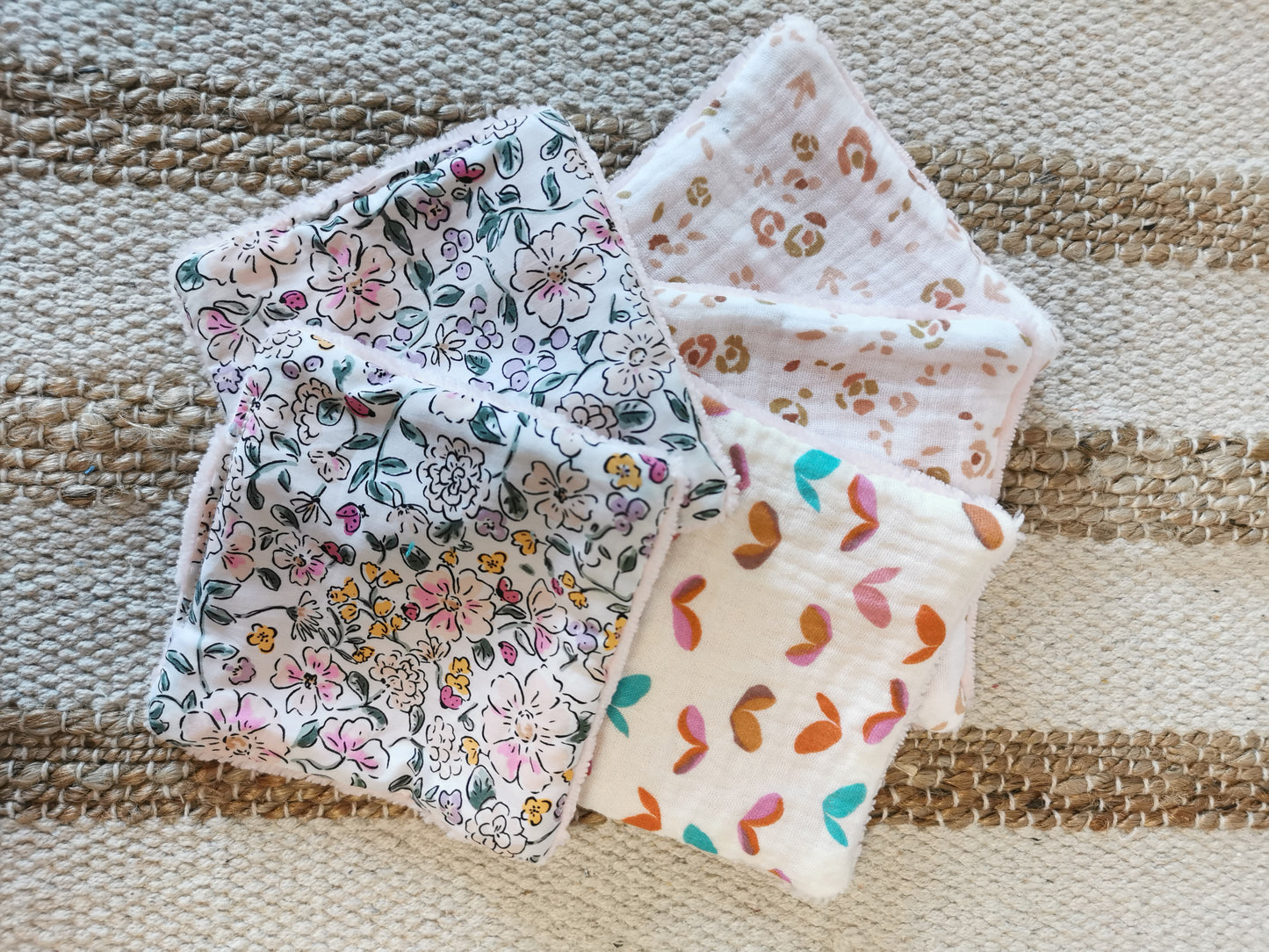 MIX Lot de 5 lingettes