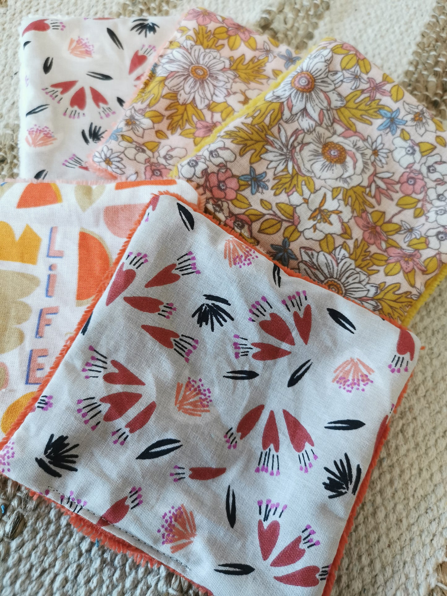 MIX Lot de 5 lingettes